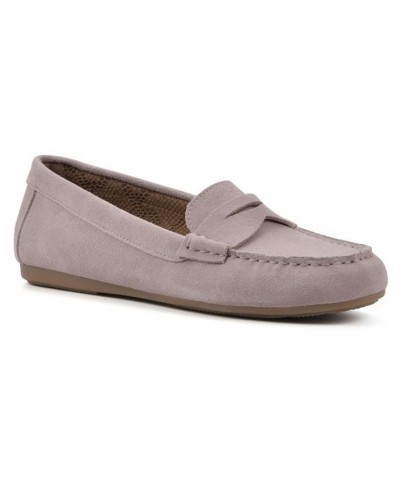 Women's Deutzia Slip-On Loafers Light Lavender, Suede $44.65 Shoes