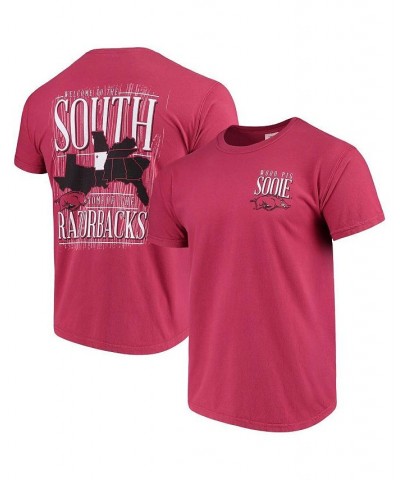 Men's Cardinal Arkansas Razorbacks Welcome to the South Comfort Colors T-shirt $19.32 T-Shirts