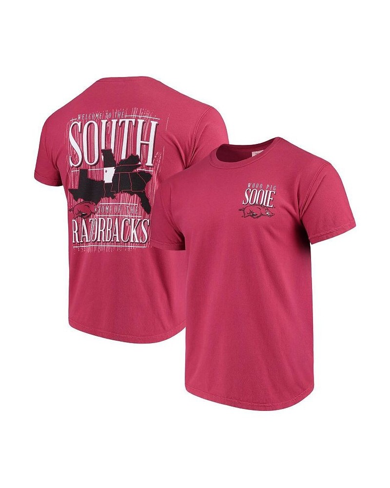 Men's Cardinal Arkansas Razorbacks Welcome to the South Comfort Colors T-shirt $19.32 T-Shirts