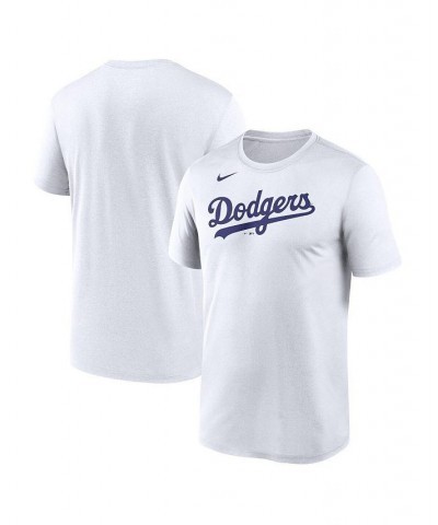 Men's White Los Angeles Dodgers New Legend Wordmark T-shirt $23.50 T-Shirts