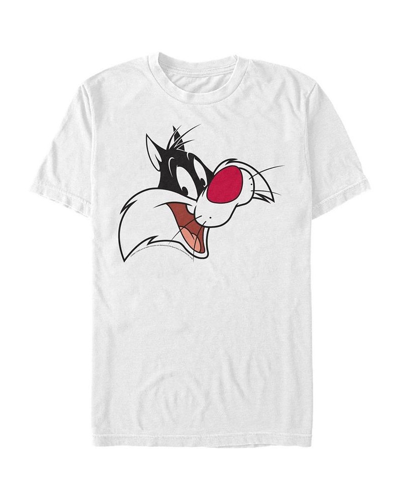 Looney Tunes Men's Sylvester Big Face Short Sleeve T-Shirt $14.00 T-Shirts