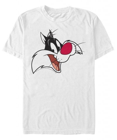 Looney Tunes Men's Sylvester Big Face Short Sleeve T-Shirt $14.00 T-Shirts