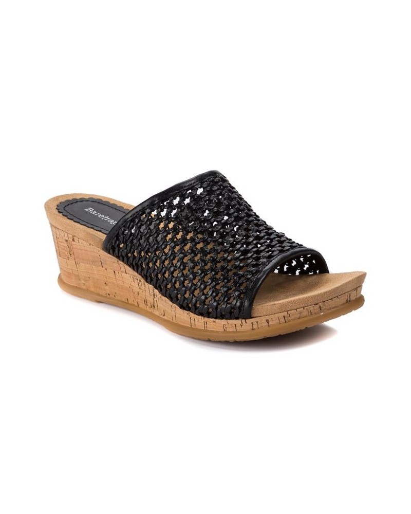 Flossey Platform Slide Wedge Sandals PD03 $39.10 Shoes