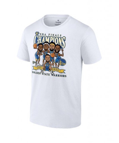 Branded Men's White Golden State Warriors 2022 NBA Finals Champion Caricature T-Shirt $17.22 T-Shirts