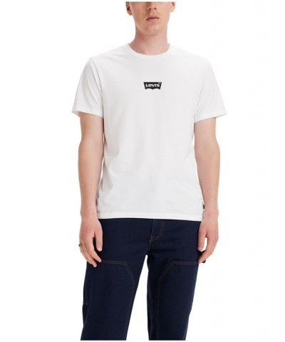 Men's Standard-Fit Short Sleeve Graphic Crewneck T-shirt White $19.94 T-Shirts