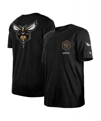 Men's Black Charlotte Hornets 2022/23 City Edition Elite Pack T-shirt $31.31 T-Shirts