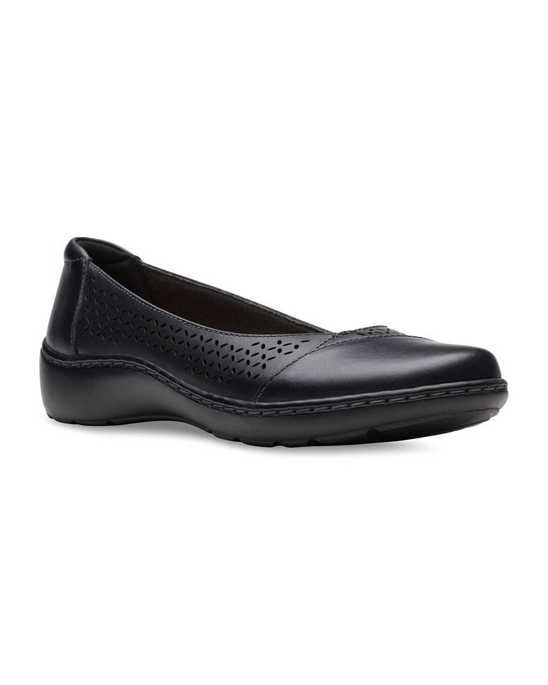 Women's Cora Iris Slip-On Flats Black $38.00 Shoes