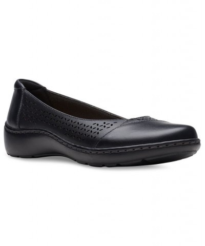 Women's Cora Iris Slip-On Flats Black $38.00 Shoes