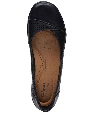 Women's Cora Iris Slip-On Flats Black $38.00 Shoes