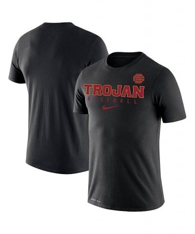 Men's Black Usc Trojans Baseball Legend Performance T-shirt $28.99 T-Shirts