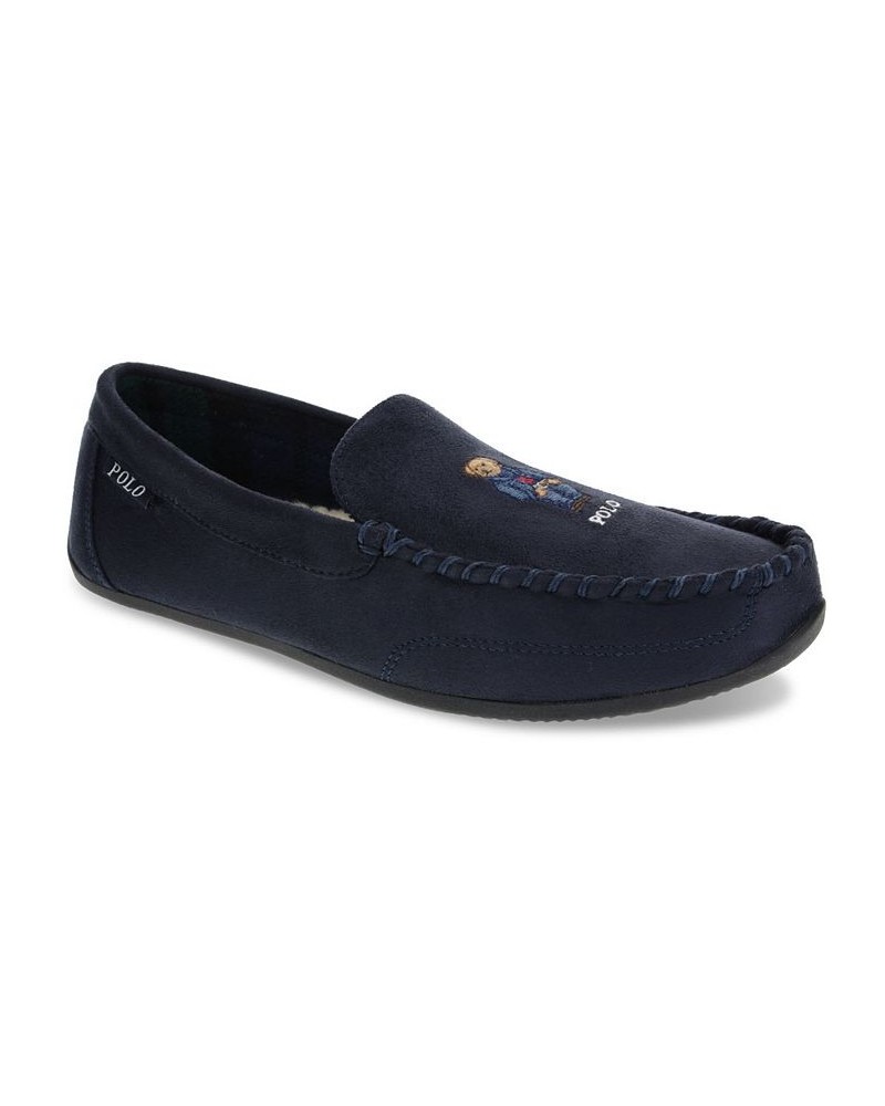 Men's Declan Bear Slipper Blue $31.50 Shoes