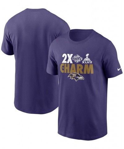 Men's Baltimore Ravens Hometown Collection 2x Super Bowl Champions T-Shirt $21.19 T-Shirts