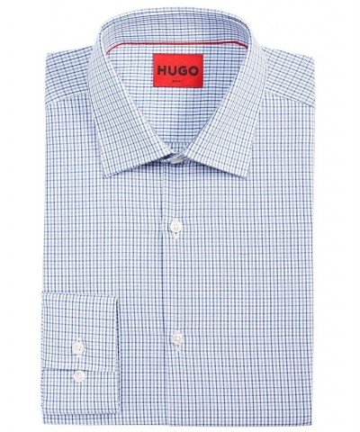 by Hugo Boss Men's Kenno Slim-Fit Check Dress Shirt Blue $34.56 Dress Shirts