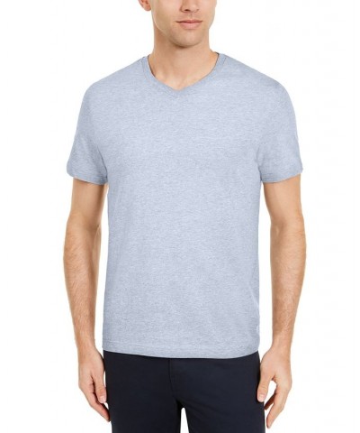 Men's Solid V-Neck T-Shirt PD06 $9.34 T-Shirts