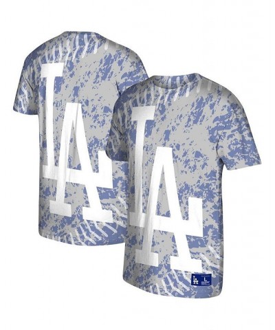 Men's Gray Los Angeles Dodgers Jumbotron T-shirt $27.95 T-Shirts