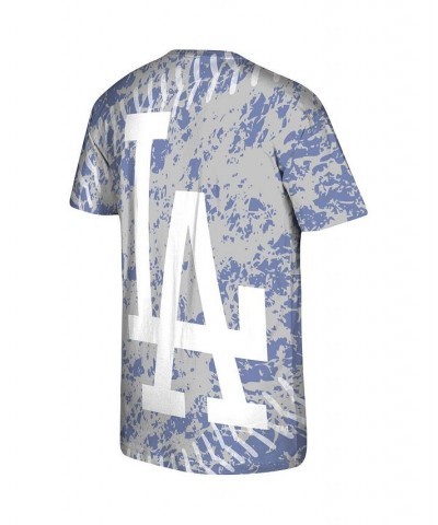 Men's Gray Los Angeles Dodgers Jumbotron T-shirt $27.95 T-Shirts