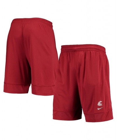 Men's Crimson Washington State Cougars Fast Break Team Performance Shorts $26.99 Shorts