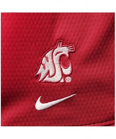 Men's Crimson Washington State Cougars Fast Break Team Performance Shorts $26.99 Shorts