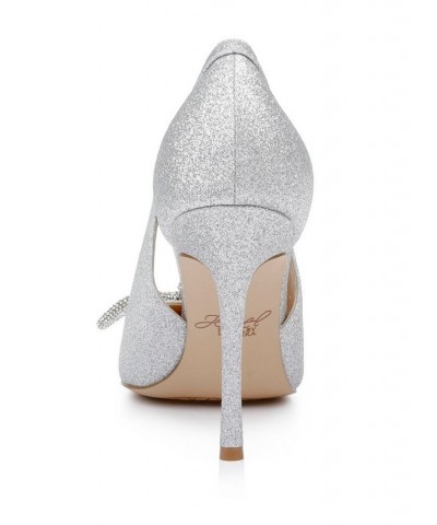 Women's Gerry Evening Slip-on Pump Silver $66.72 Shoes