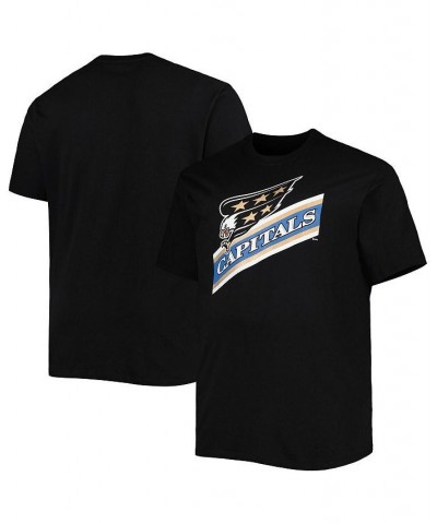 Men's Branded Black Washington Capitals Big and Tall Special Edition 2.0 T-shirt $24.50 T-Shirts