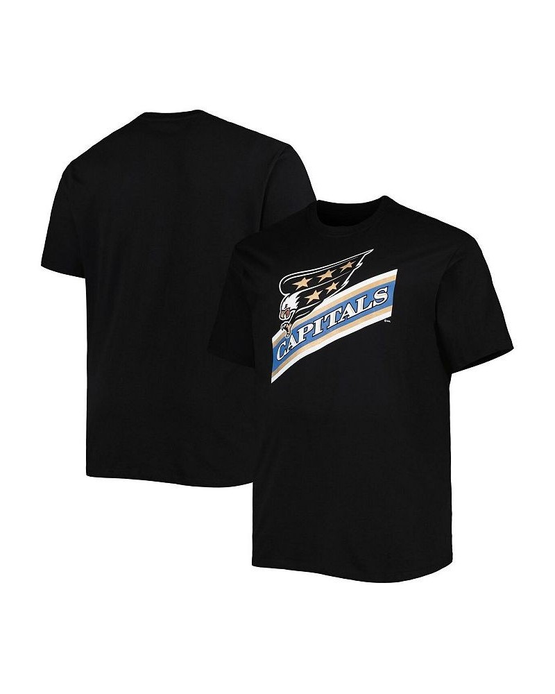 Men's Branded Black Washington Capitals Big and Tall Special Edition 2.0 T-shirt $24.50 T-Shirts