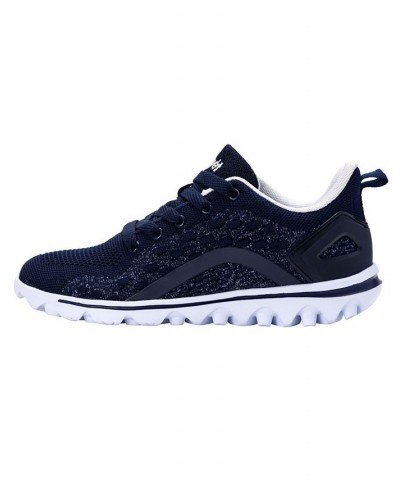 Women's Travelactiv Axial Sneakers Blue $43.32 Shoes