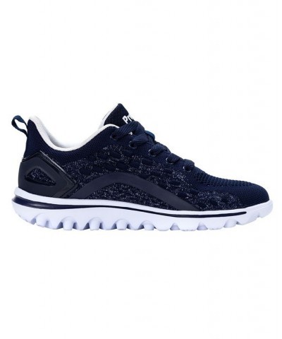 Women's Travelactiv Axial Sneakers Blue $43.32 Shoes