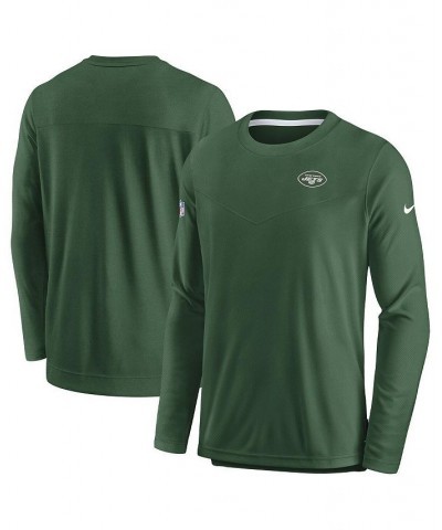 Men's Green New York Jets Sideline Lockup Performance Long Sleeve T-shirt $32.34 T-Shirts