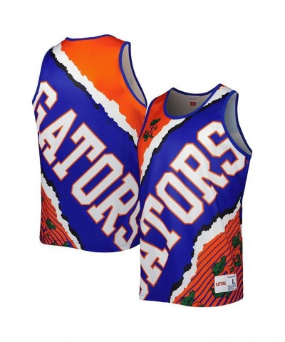 Men's Royal, Orange Florida Gators Jumbotron 2.0 Sublimated Tank Top $42.30 T-Shirts