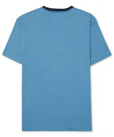 Men's Tino Logo Graphic T-Shirt with Magnetic Closures Blue $20.09 T-Shirts