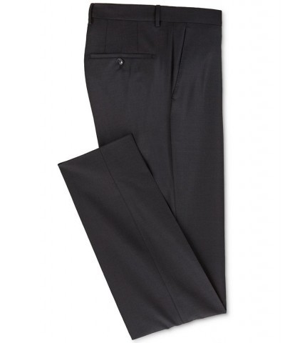 BOSS Men's T-Glover3 LC Slim-Fit Formal Wool Trousers Gray $126.48 Pants