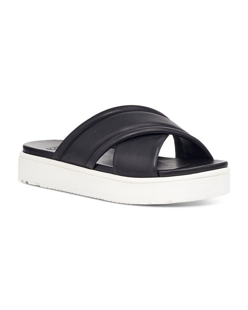 Zayne Crossband Sandals Black $57.60 Shoes