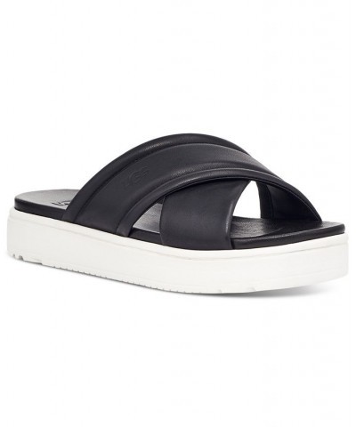 Zayne Crossband Sandals Black $57.60 Shoes