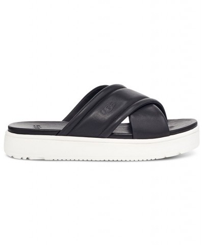 Zayne Crossband Sandals Black $57.60 Shoes