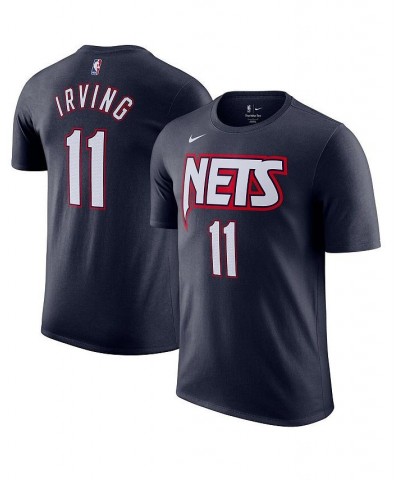 Men's Kyrie Irving Navy Brooklyn Nets 2021/22 City Edition Name Number T-shirt $19.07 T-Shirts