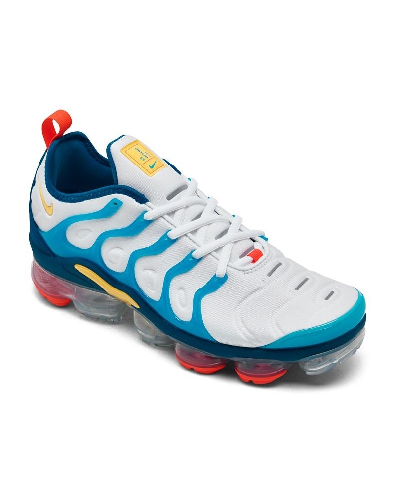 Men's Air VaporMax Plus Running Sneakers White $92.40 Shoes