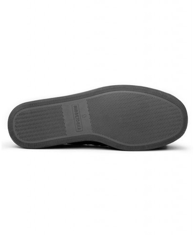 Men's Pile Lined Hardsole Wide Width Slippers PD02 $34.42 Shoes