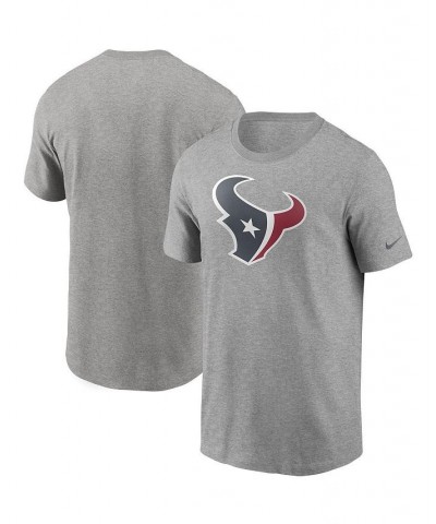 Men's Heathered Gray Houston Texans Primary Logo T-shirt $26.09 T-Shirts