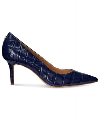 Women's Lanette Pointed-Toe Pumps Blue $46.50 Shoes