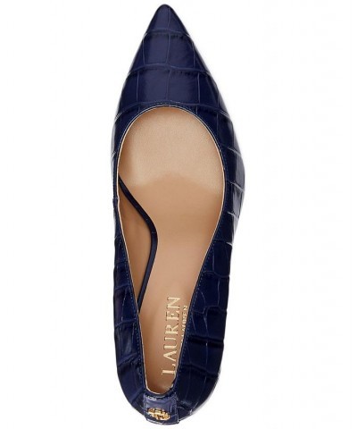 Women's Lanette Pointed-Toe Pumps Blue $46.50 Shoes