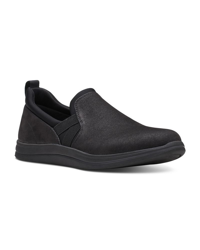 Breeze Bali Cloudsteppers Slip-On Sneakers Black $36.00 Shoes