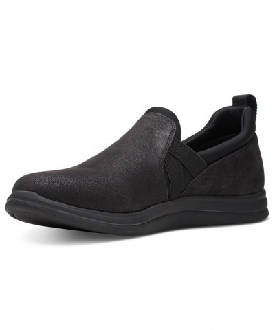 Breeze Bali Cloudsteppers Slip-On Sneakers Black $36.00 Shoes