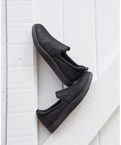 Breeze Bali Cloudsteppers Slip-On Sneakers Black $36.00 Shoes