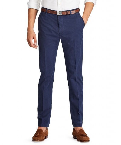 Men's Polo Stretch Chino Pants Blue $63.20 Pants