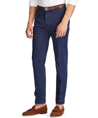 Men's Polo Stretch Chino Pants Blue $63.20 Pants