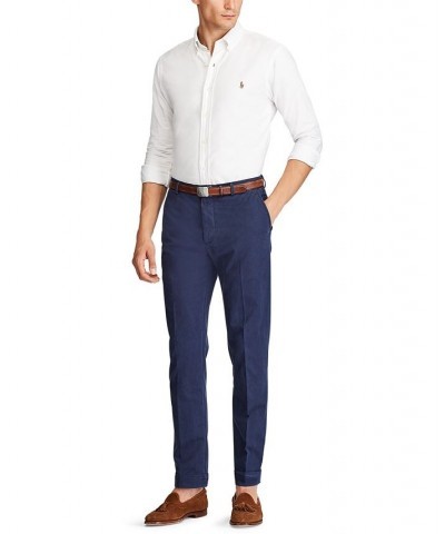 Men's Polo Stretch Chino Pants Blue $63.20 Pants