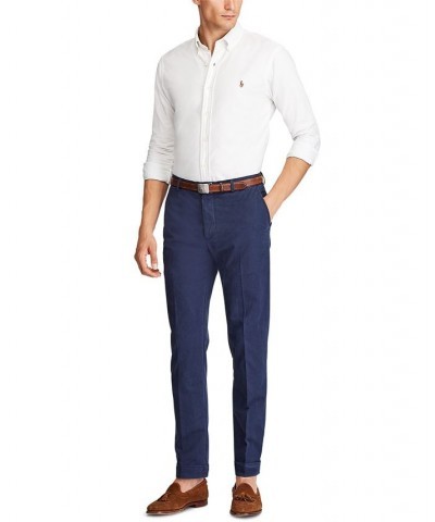 Men's Polo Stretch Chino Pants Blue $63.20 Pants