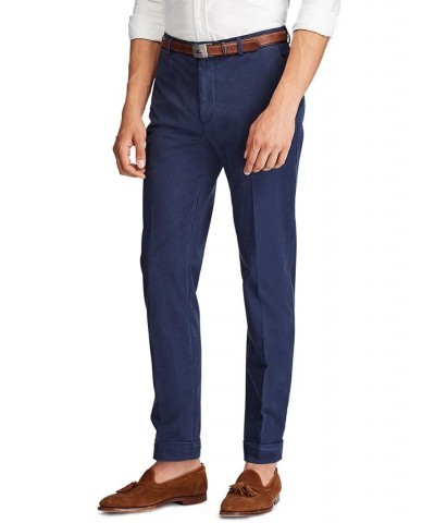 Men's Polo Stretch Chino Pants Blue $63.20 Pants