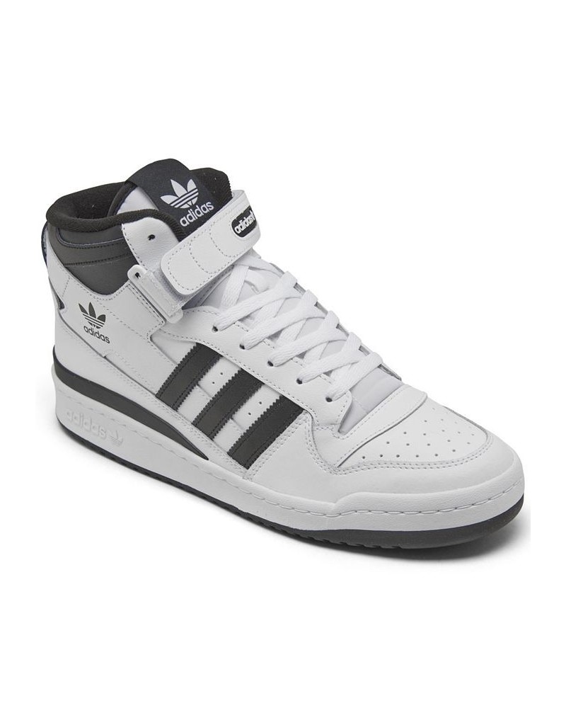 Men's Forum Mid Casual Sneakers White $34.00 Shoes