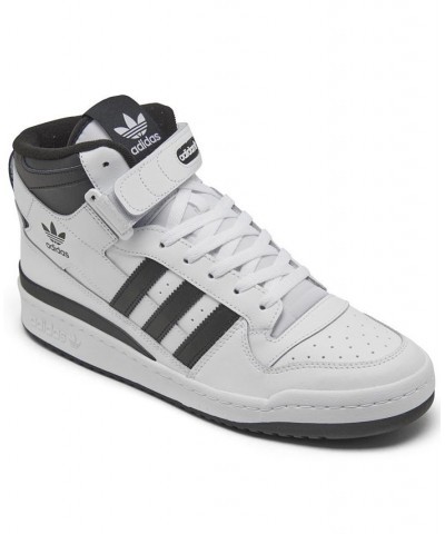 Men's Forum Mid Casual Sneakers White $34.00 Shoes